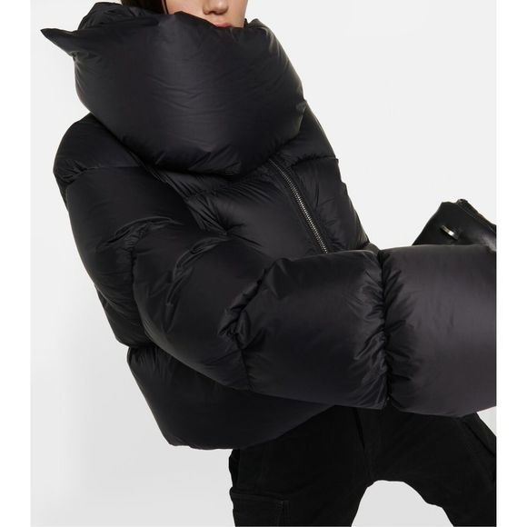 Rick Owens Funnel Neck Down Puffer Jacket US 8 $2140 - Picture 3 of 15